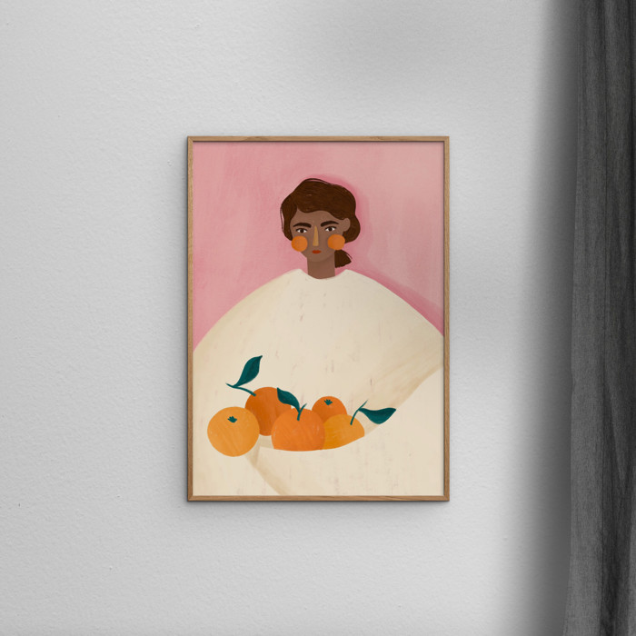Bea Muller - The Woman With the Oranges  Poster  without frame