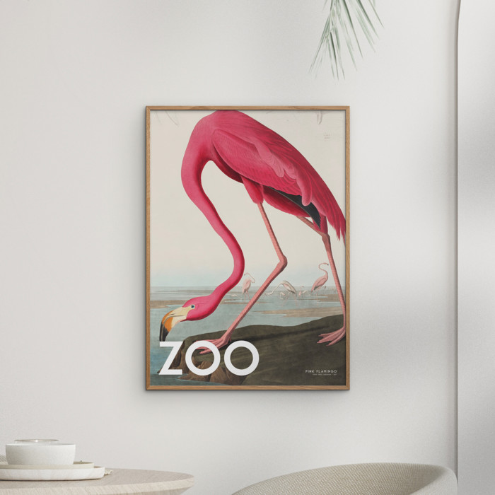 A.P. Atelier - The Zoo Collection — Pink Flamingo — Edt. 002  Poster  without frame