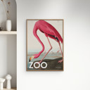 12 x 16 inches A.P. Atelier - The Zoo Collection — Pink Flamingo — Edt. 002  Poster  without frame