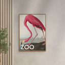 20 x 28 inches A.P. Atelier - The Zoo Collection — Pink Flamingo — Edt. 002  Poster  without frame