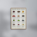 30 x 40 inches Simon Holst - Vegan super foods  Poster  without frame