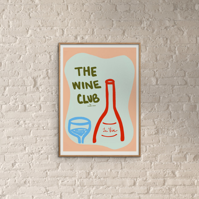 Engberg Studio - Wine Please  Poster  without frame