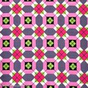  Argyle Geo Pink Quilting Cotton Fabric by Kanvas Studios, 100% Cotton - 1/2 Yard