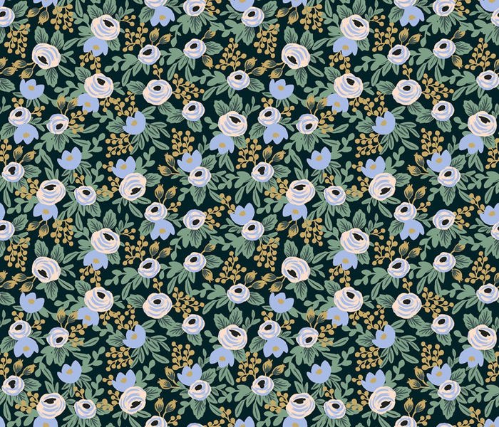 Rose Floral Quilting Cotton Fabric by Rifle Paper Co, 100% Cotton - 1/2 Yard