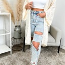 Beige One Size Fits Most Embroidered Floral Vine Lace Cardigan / Kimonos boho chic Cover-up