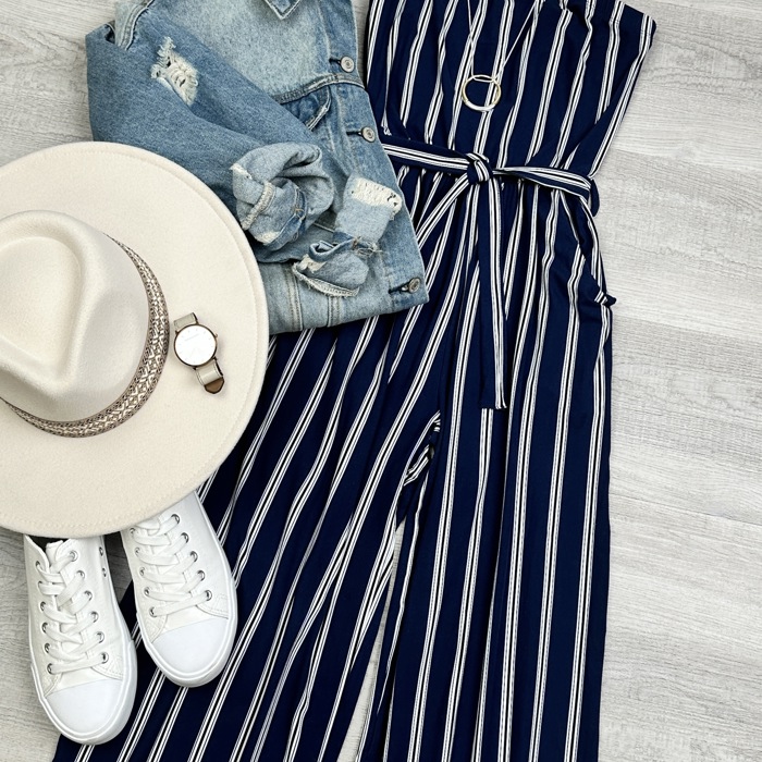 Courtney strapless jumpsuit