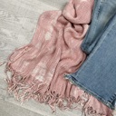 One Size Fits Most Pink Luna Tie Dye Kimono / Kimonos boho chic Cover-up