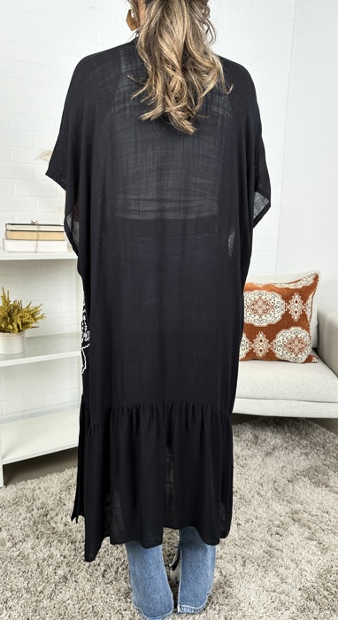 Eliana Embroidered Cardigan kimono