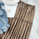 XL Mocha LiLi Maxi skirt