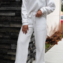 Small White Hannah 2 Piece Comfy Set