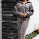 Medium Mocha Hannah 2 Piece Comfy Set