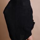 One Size Fits Most Black Kelsey Boho Sleeve Knit Cardigan