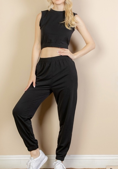 Julie French Terry Top Jogger 2 pice Set