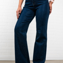 Small Blue Adaline Rhinestone Straight Jeans