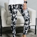 Black One Size Fits Most Tie Dye leggings