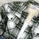 Small Hunter Sherpa Plaid Button Up Jacket