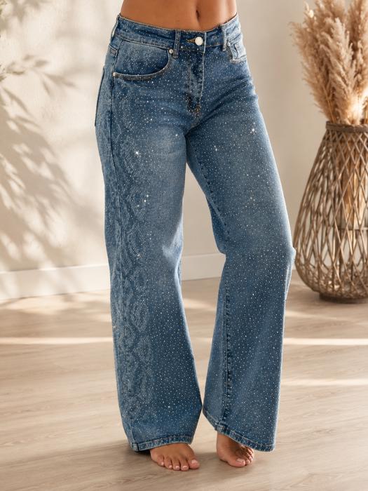 Viper Rhinestone Jeans