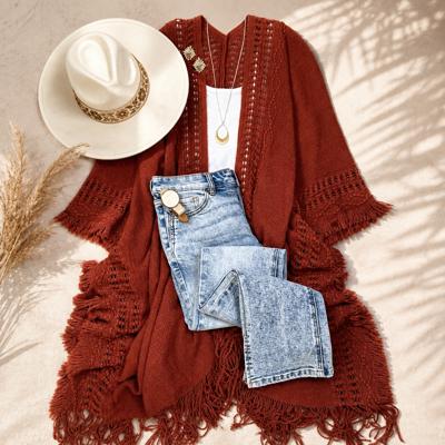 Kayla Cozy Bohemian Ruana