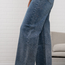  Lumi Cuffs Detail High-Waisted Sparkle Jeans