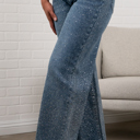  Lumi Cuffs Detail High-Waisted Sparkle Jeans