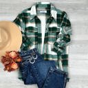 Small Hunter Wool Blend Plaid Button Up Shacket