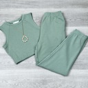 Small Sage Julie French Terry Top Jogger 2 pice Set