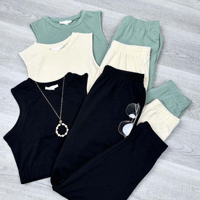 Julie French Terry Top Jogger 2 pice Set