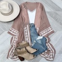  Meghan Embroidered Boho Kimono / Kimonos boho chic Cover-up