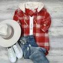  Gamila Hooded flannel