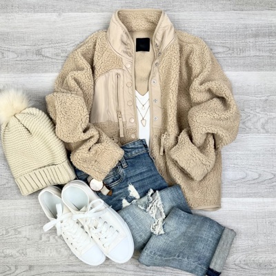 Melissa Bolero Sherpa Jacket