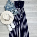  Courtney strapless jumpsuit