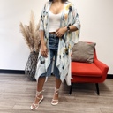  Botanical Floral Kimono