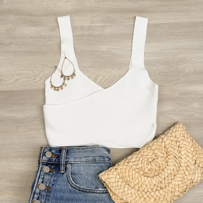 Aileen Knitted Cropped Top