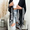  Meghan Embroidered Boho Kimono / Kimonos boho chic Cover-up