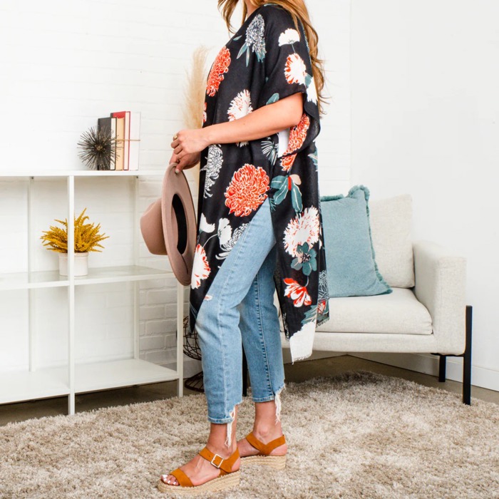 Brooke Floral Kimono / Kimonos boho chic Cover-up