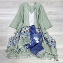  Brandie Tassel Kimono / Kimonos boho chic Cover-up