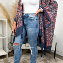  Morocco Tassels Kimono / Kimonos boho chic Cover-up