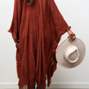  Kayla Cozy Bohemian Ruana