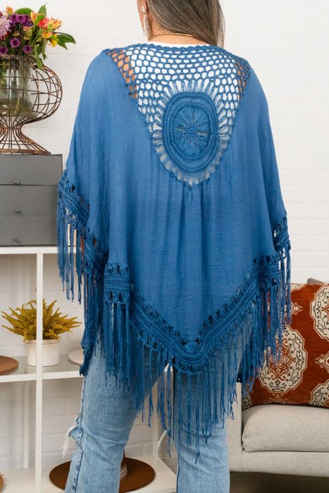 Medallion Boho Tassel Kimono / Kimonos boho chic Cover-up