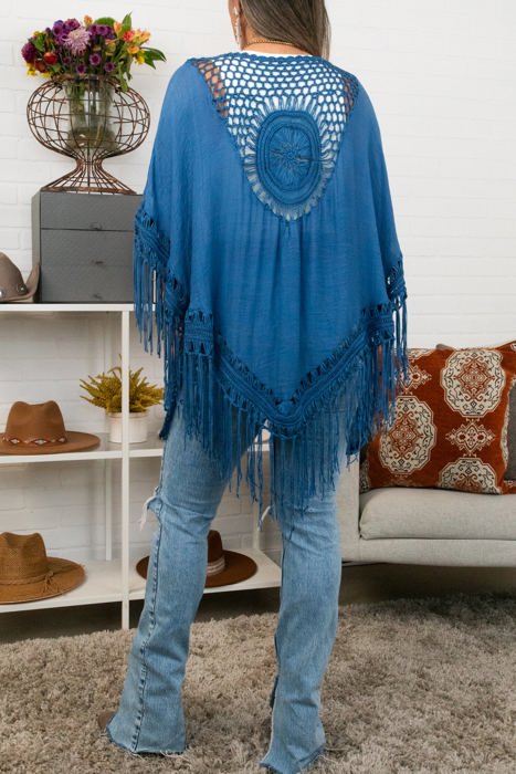 Medallion Boho Tassel Kimono / Kimonos boho chic Cover-up