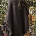 One Size Fits Most Olive Kelsey Boho Sleeve Knit Cardigan