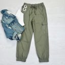 Large Olive Carolina Twill Cargo Pants 
