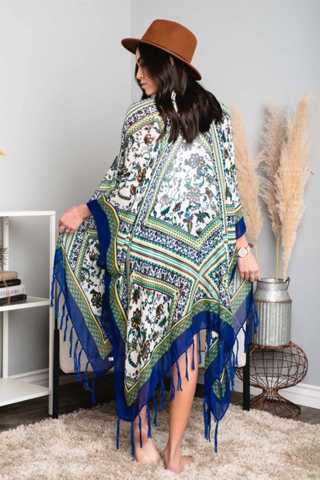 Bohemian Tassel kimono / Kimonos boho chic Cover-up