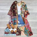  Boho Print Lightweight Kimono / Kimonos boho chic Cover-up