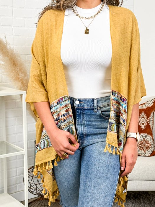 Brandie Tassel Kimono / Kimonos boho chic Cover-up