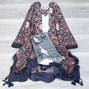  Morocco Tassels Kimono / Kimonos boho chic Cover-up