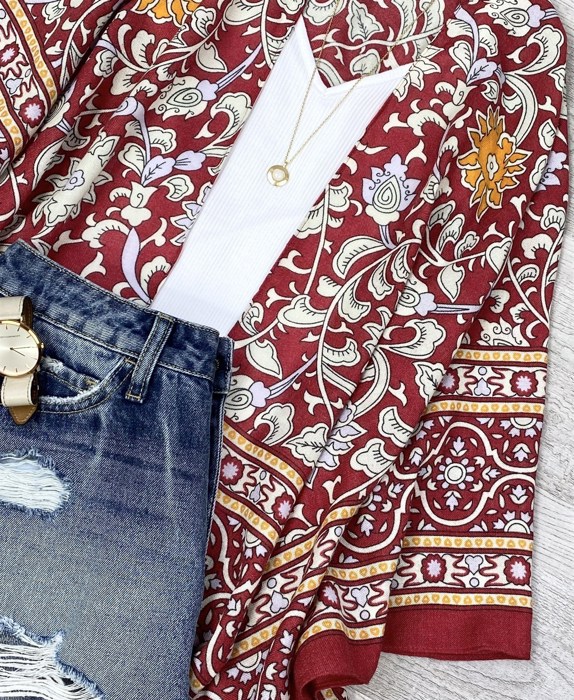 Morocco Tassels Kimono / Kimonos boho chic Cover-up