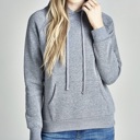 Small Gray Valery Basic Hoodie