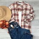 Small Terracotta Kaylani Comfy Flannel
