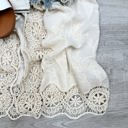 One Size Fits Most Ivory Kellie Embroidered Kimono / Kimonos boho chic Cover-up